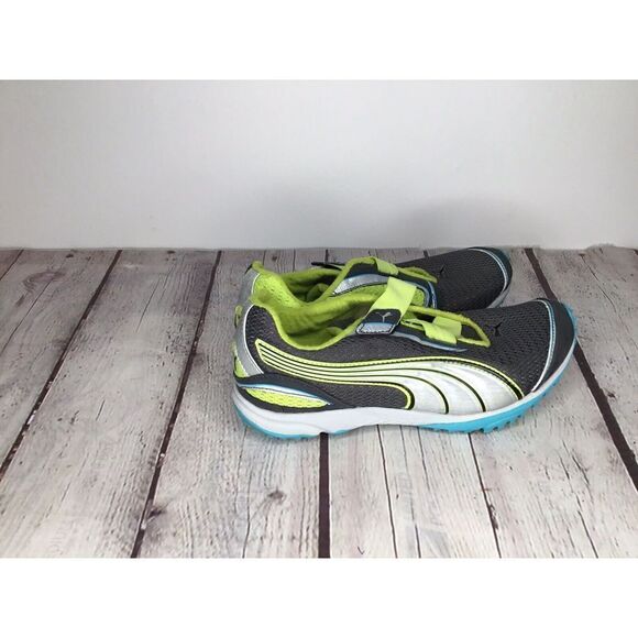 Puma Women’s 7,5 Running Eco Ortholite Athletic Shoes Sneakers Neon green gray - Picture 12 of 12